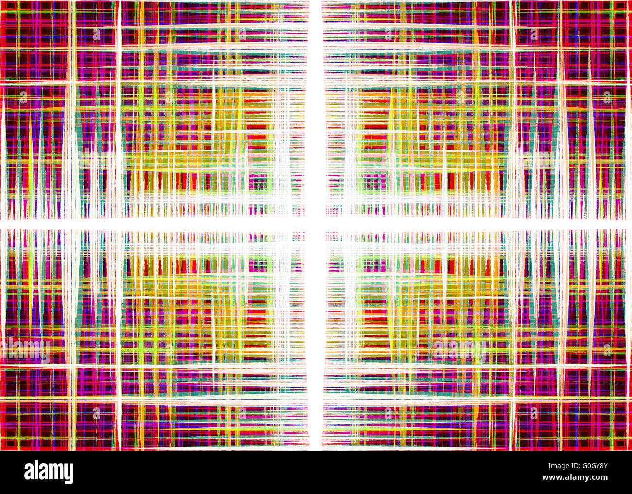 Colourful abstract soundwaves background Stock Photo