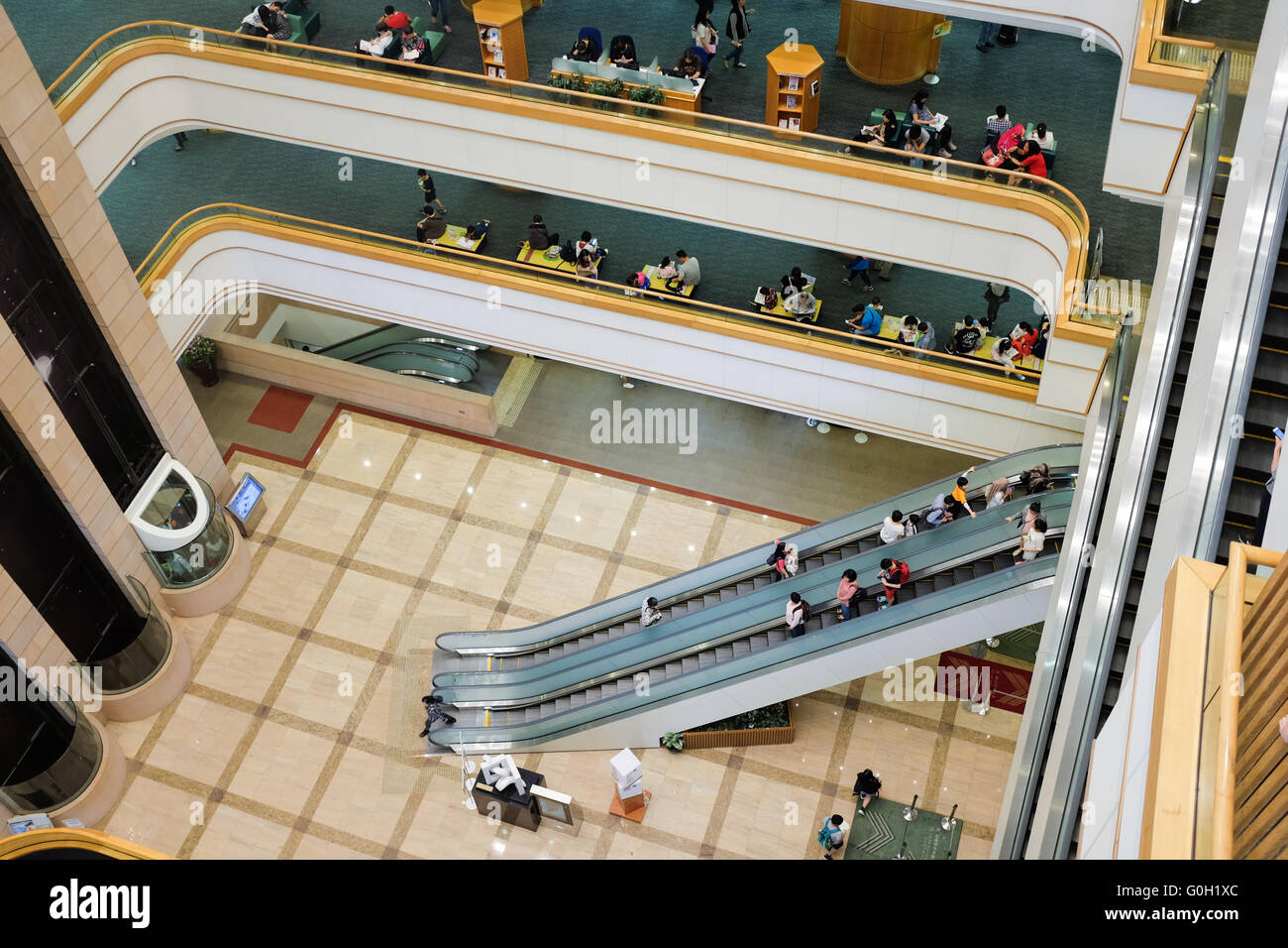 Hong Kong Central Library Stock Photo - Alamy