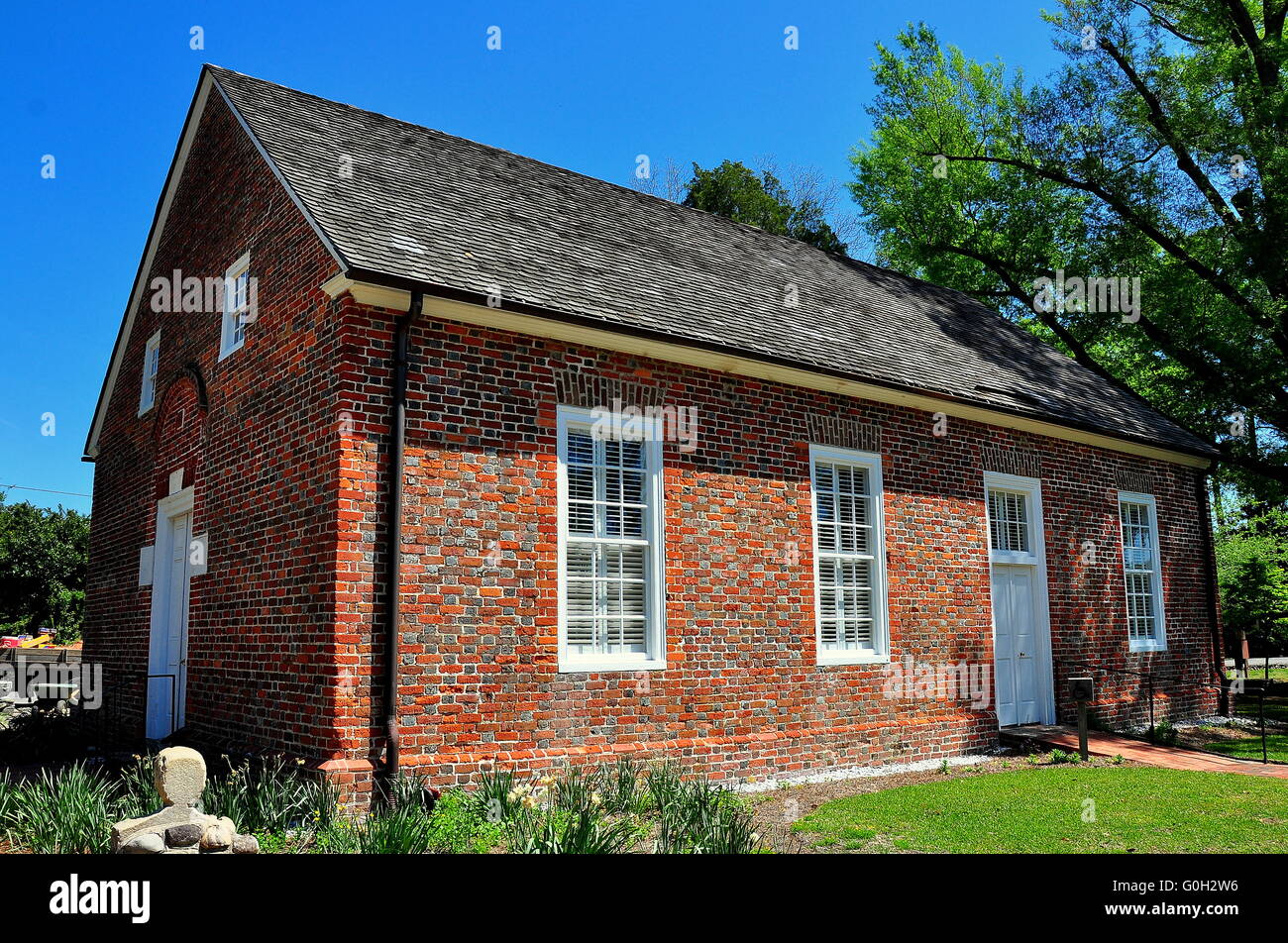 Bath, North Carolina Historic 1734 St. Thomas Episcopal Church is the oldest church in the