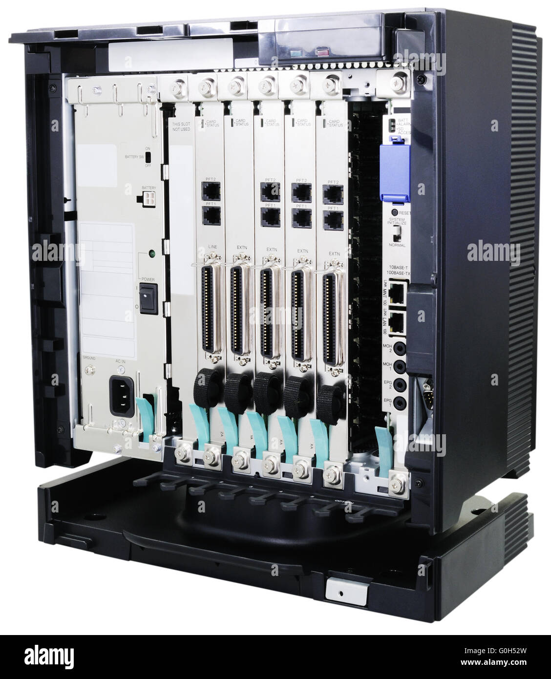 Telephone switch system isometric view isolated on the white Stock Photo Alamy