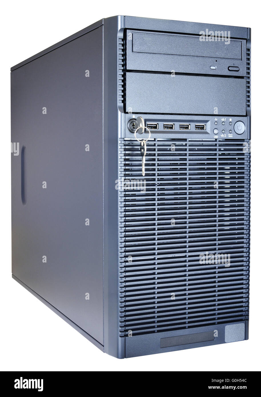 Desktop server isometric view isolated on the white background Stock ...