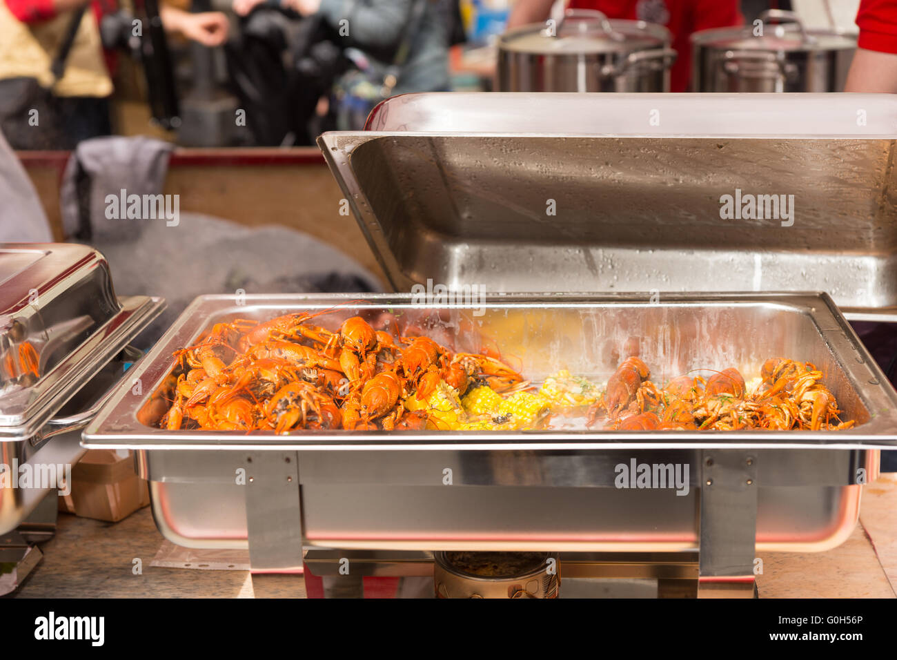 Banquet cuisine lobster seafood hi-res stock photography and images - Alamy