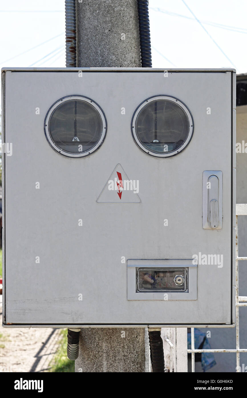 Electric meter box hires stock photography and images Alamy