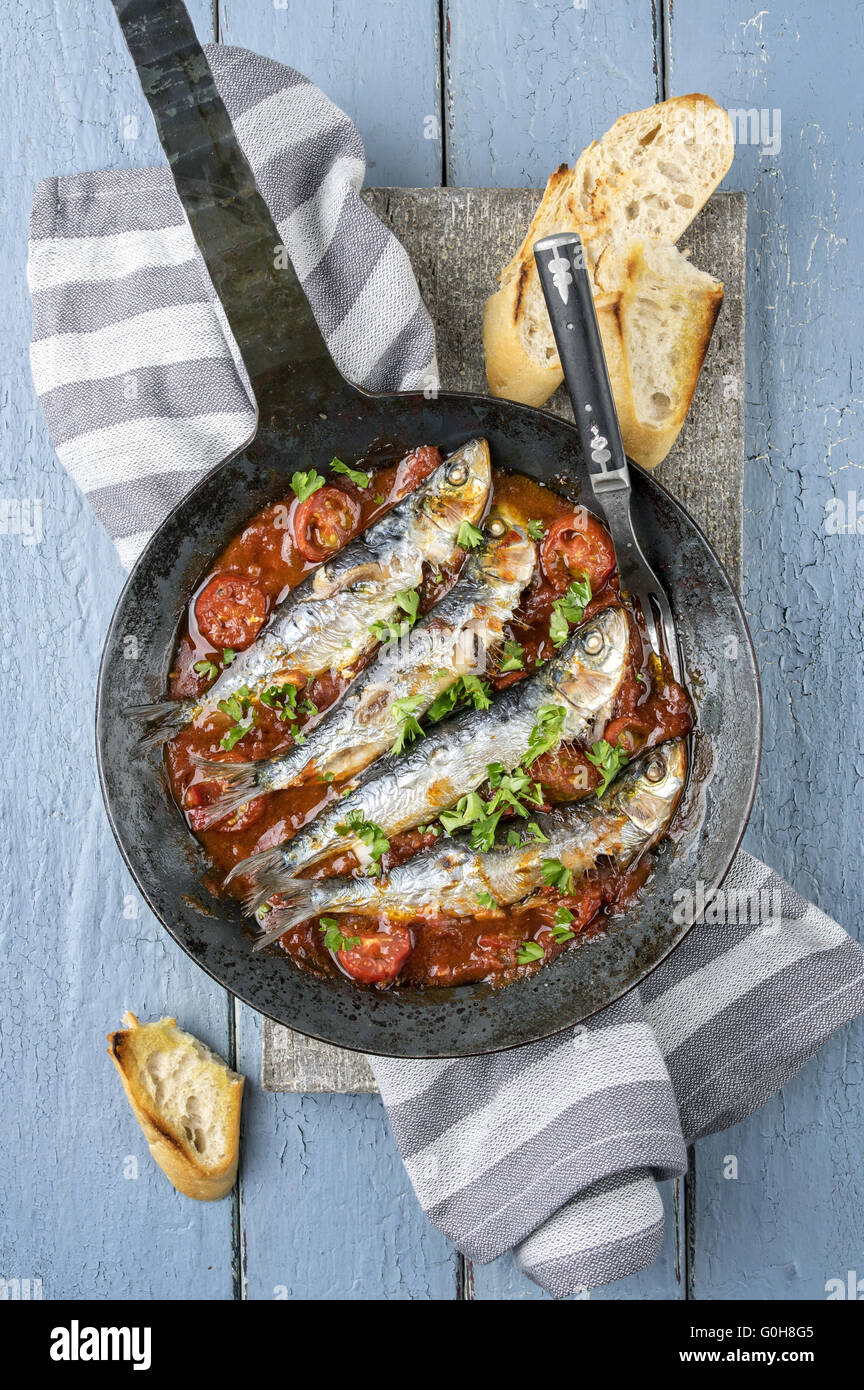 Sardinas en Salsa Stock Photo Alamy