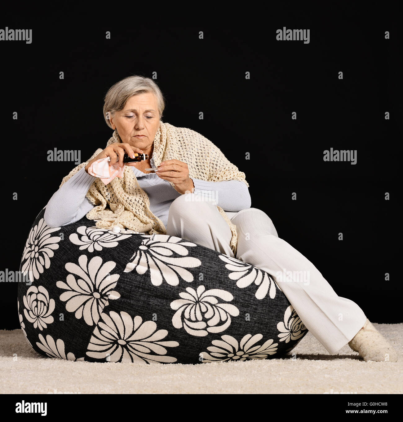 Senior caucasian woman Stock Photo - Alamy