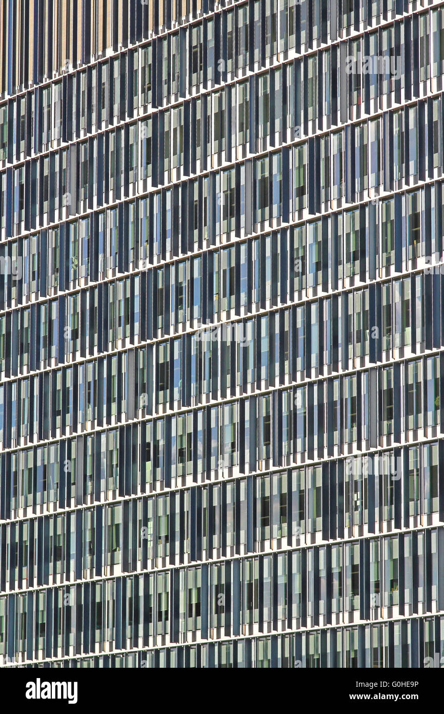 Blue Fin Building Stock Photo