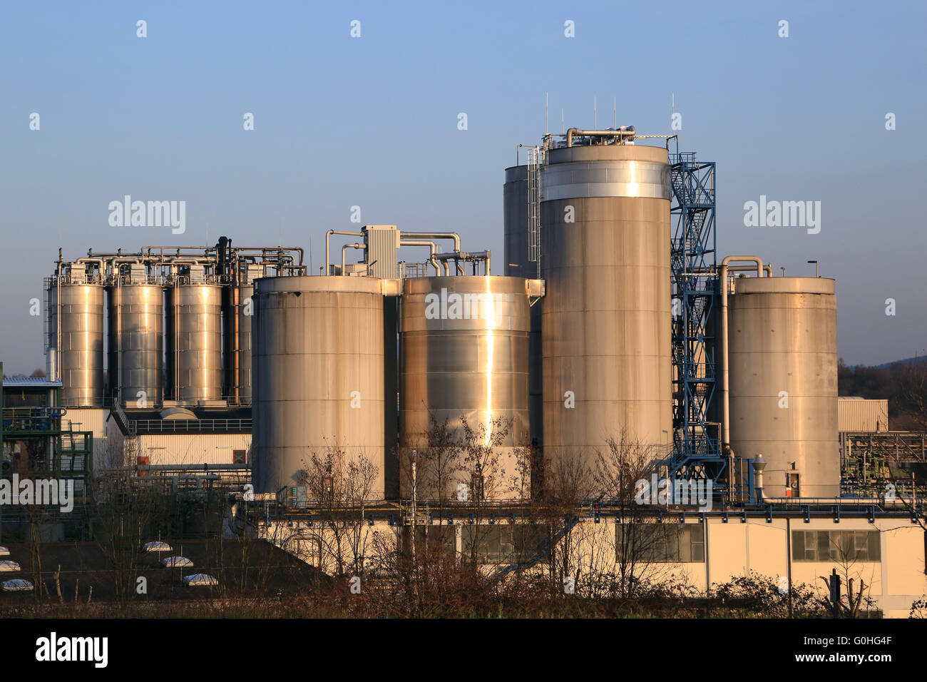 Chemical plant Stock Photo