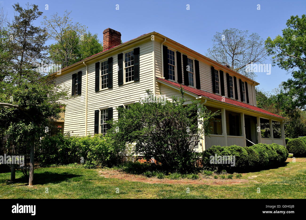 Hillsborough, North Carolina Main home at the 1821 Burwell School for