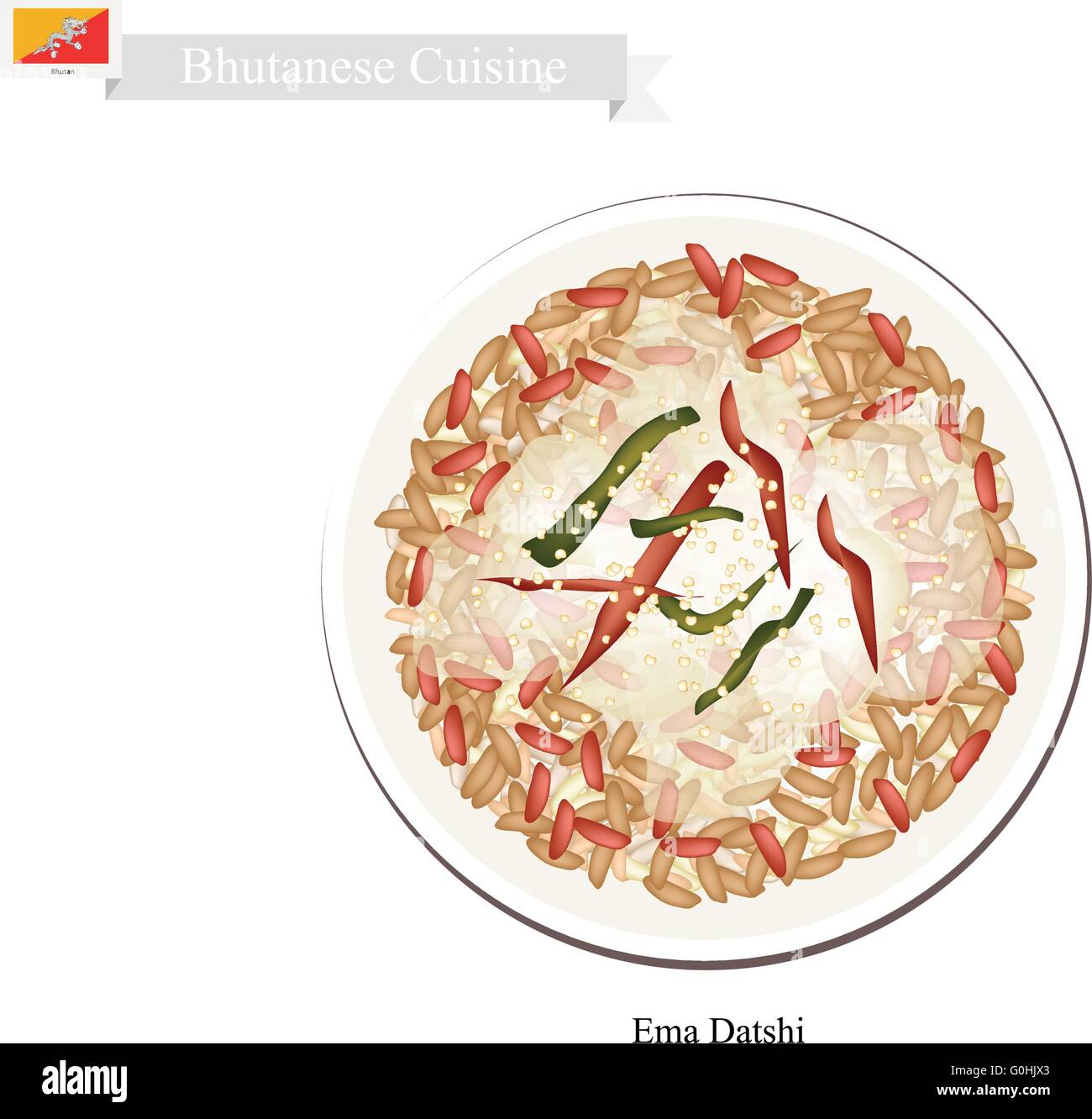 Ema datshi with red rice hires stock photography and images Alamy