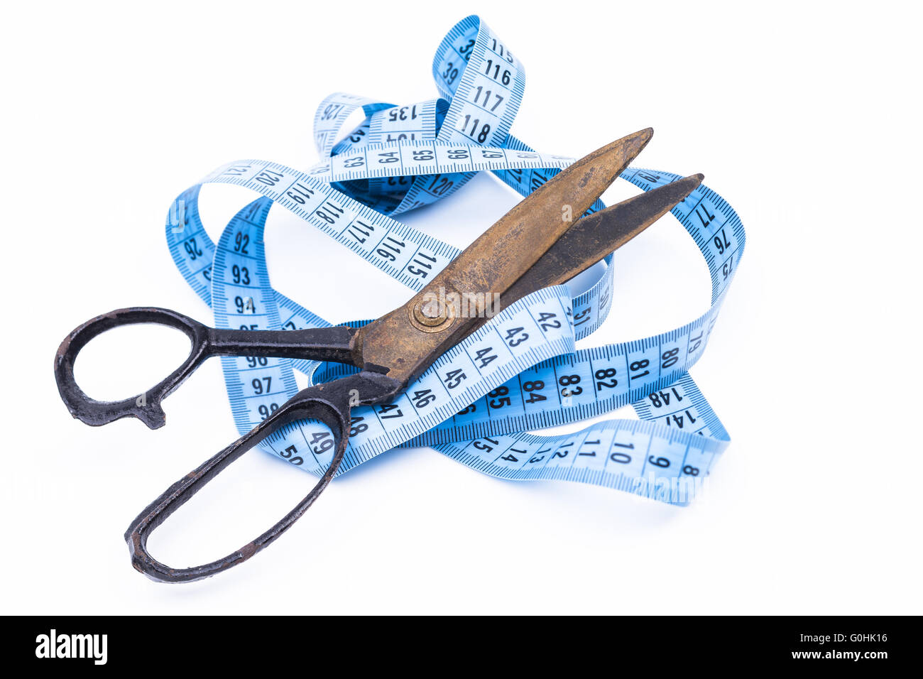 Scissors and tape Stock Photo Alamy