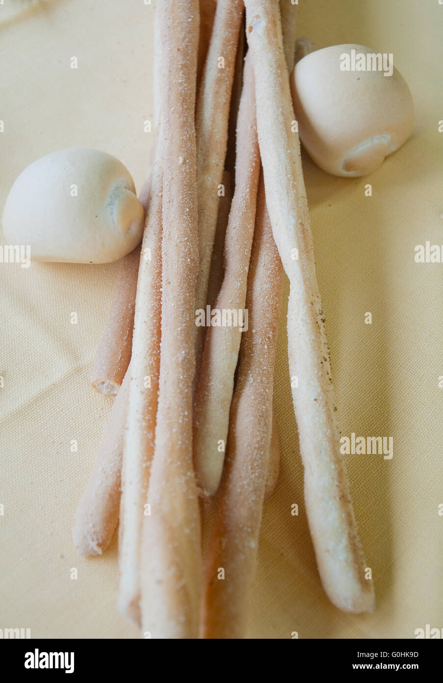 Bread baguette and bread sticks oil turin,italy Stock Photo Alamy