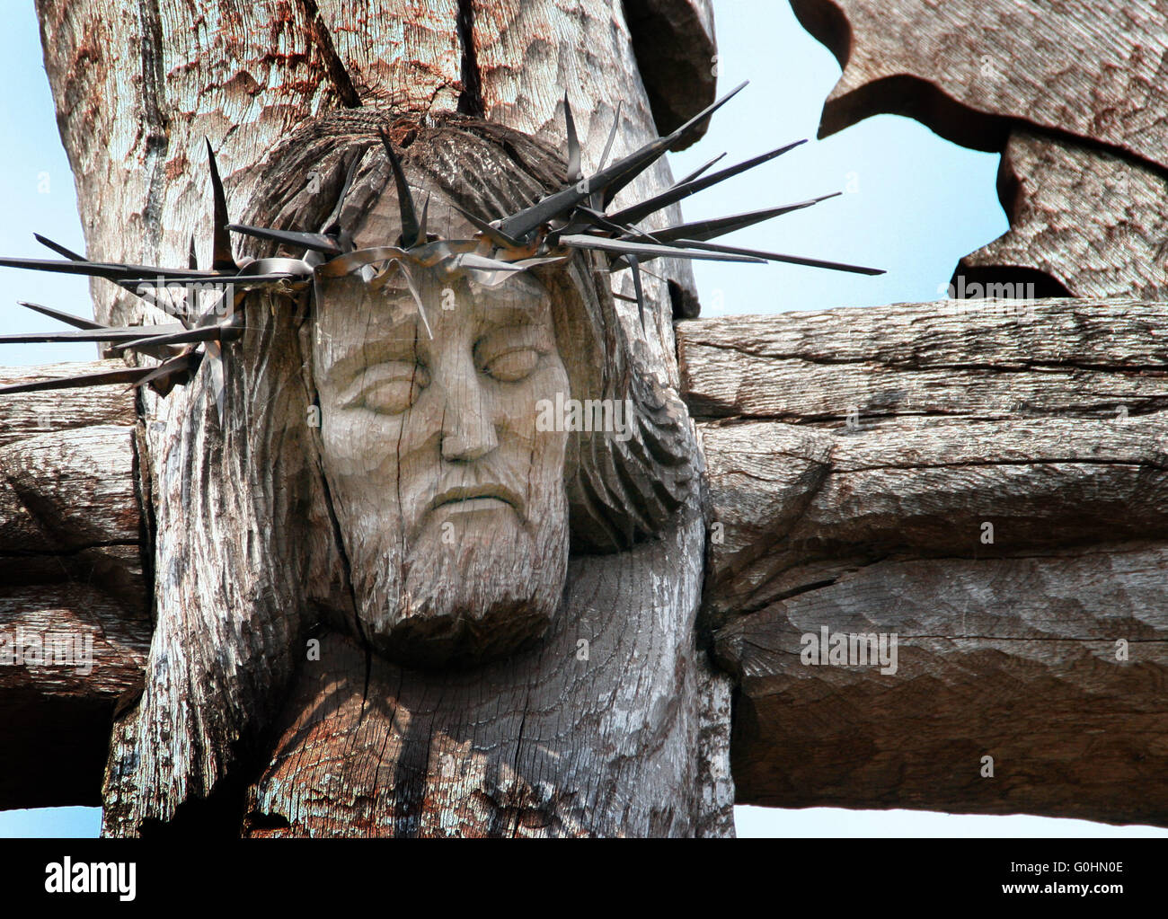 Lithuania - Siauliai - Mountain of the crosses Stock Photo