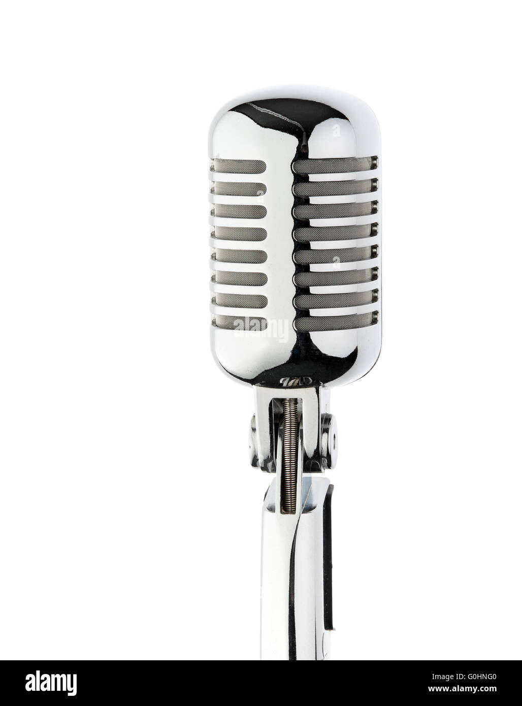 Microphone for speeches, speech, karaoke singing Stock Photo