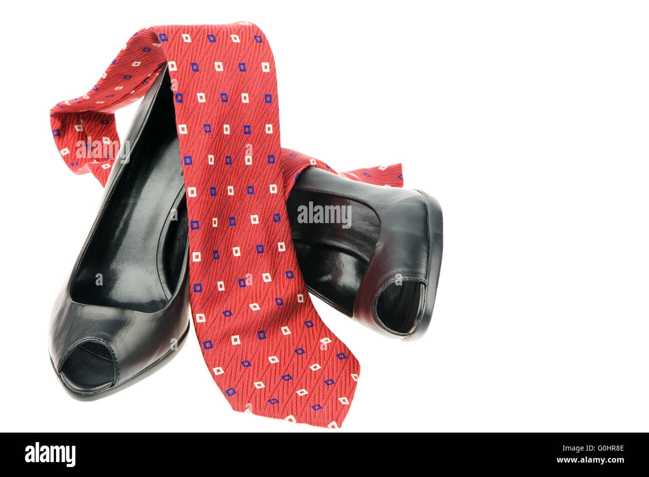 High heels und Krawatte Stock Photo