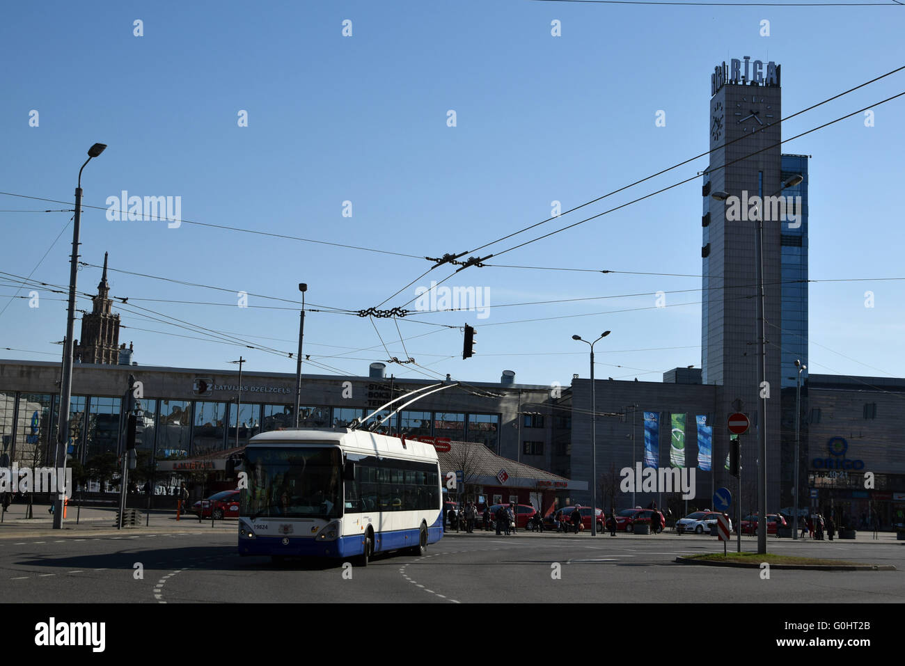 Busses Riga Buses in latvia hi-res stock photography and images - Alamy