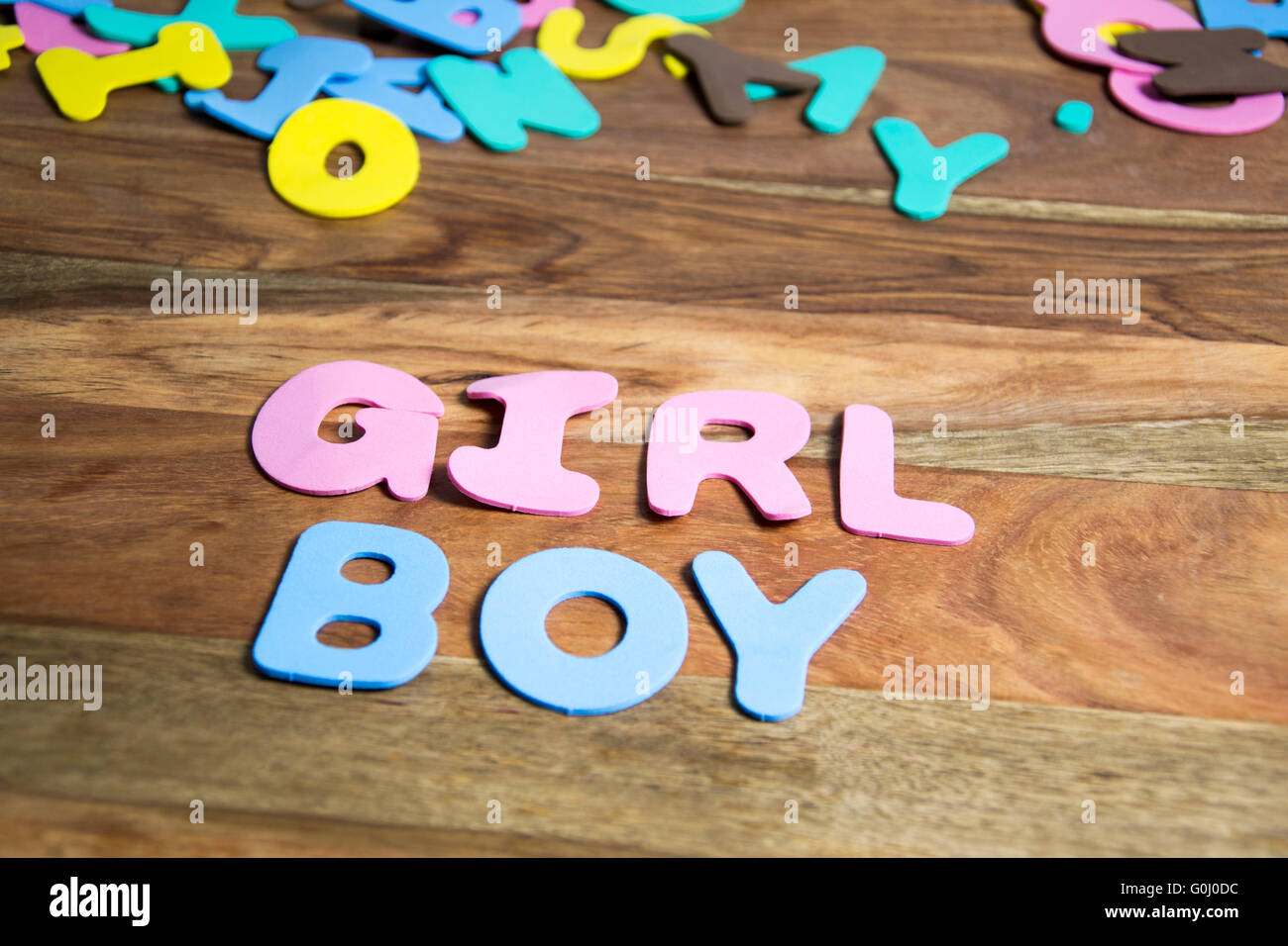 Baby boy letters word baby hi-res stock photography and images - Alamy