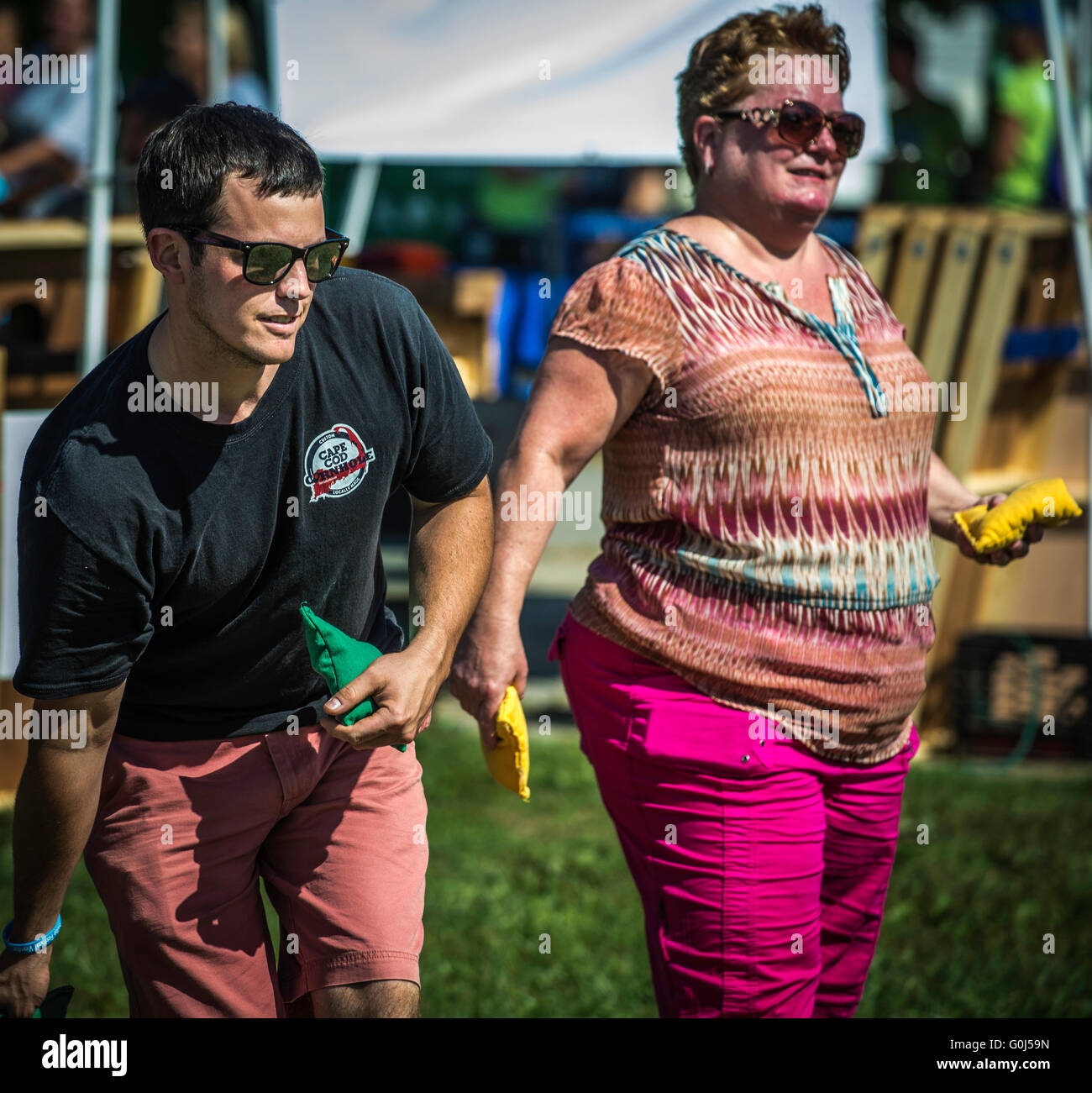 Cape Cod seafood scallop festival Stock Photo Alamy