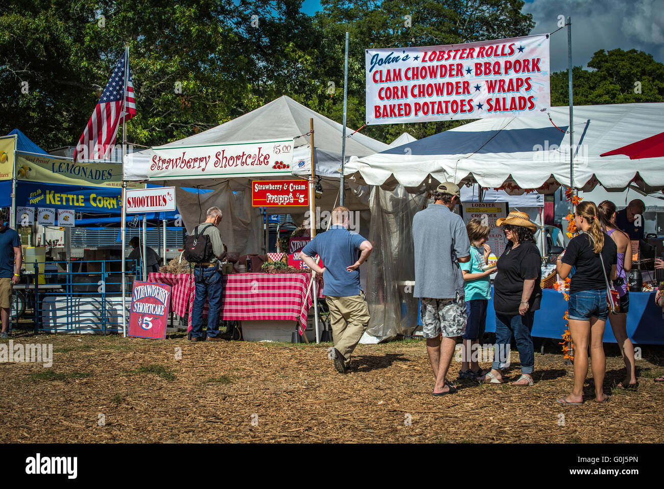 Cape Cod seafood scallop festival Stock Photo Alamy