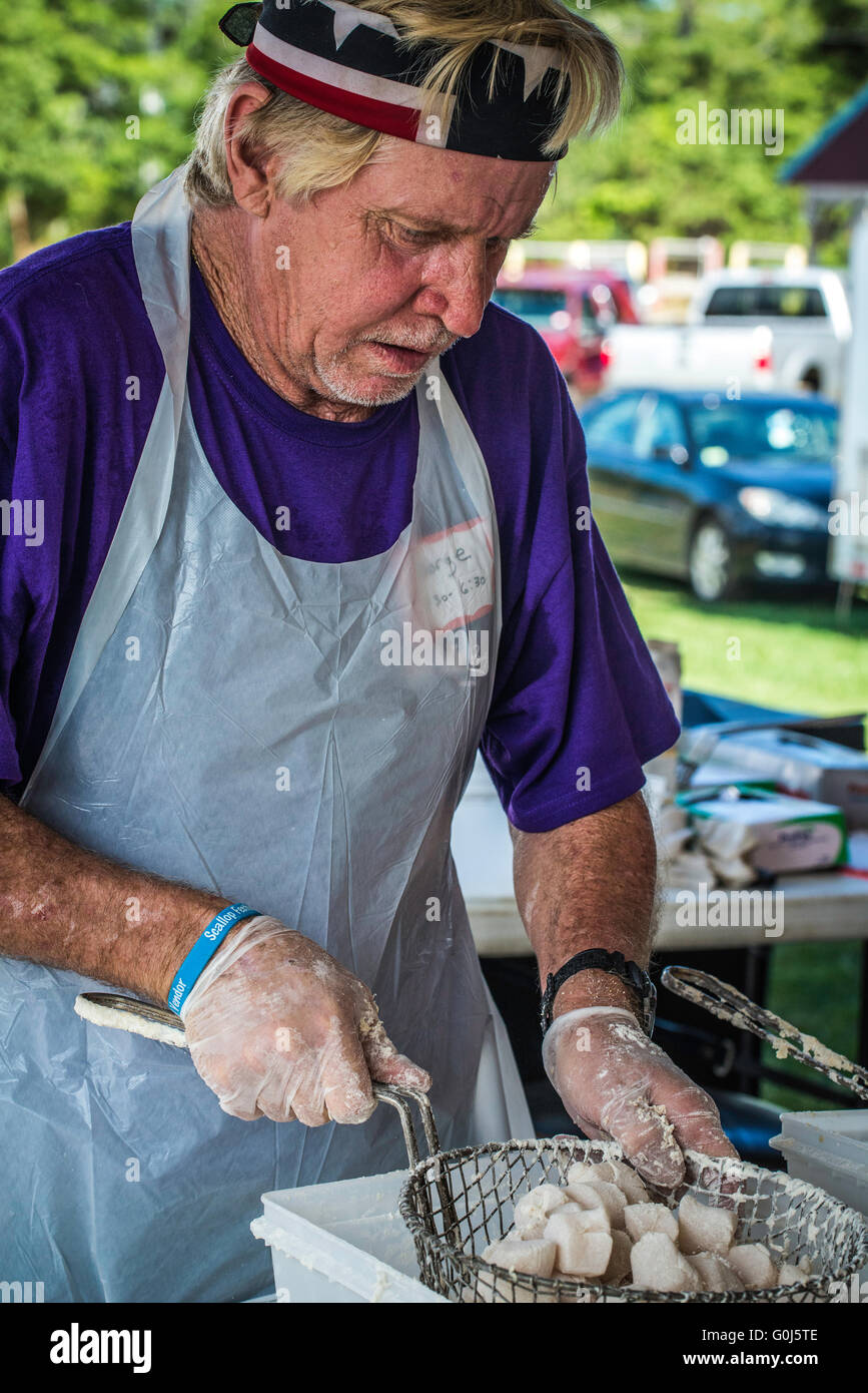 Cape Cod seafood scallop festival Stock Photo Alamy