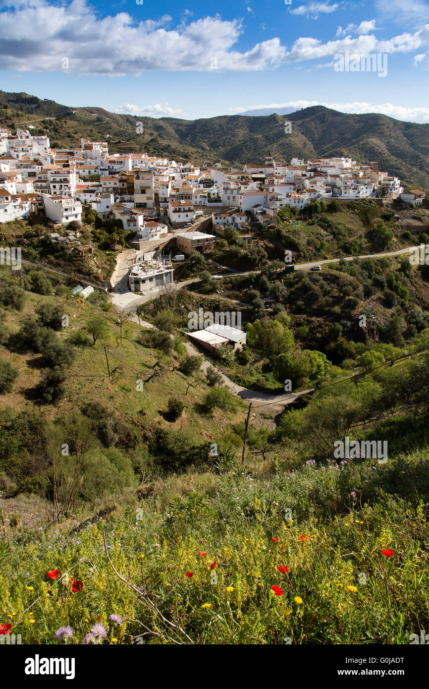 La axarquia white village hi-res stock photography and images - Alamy