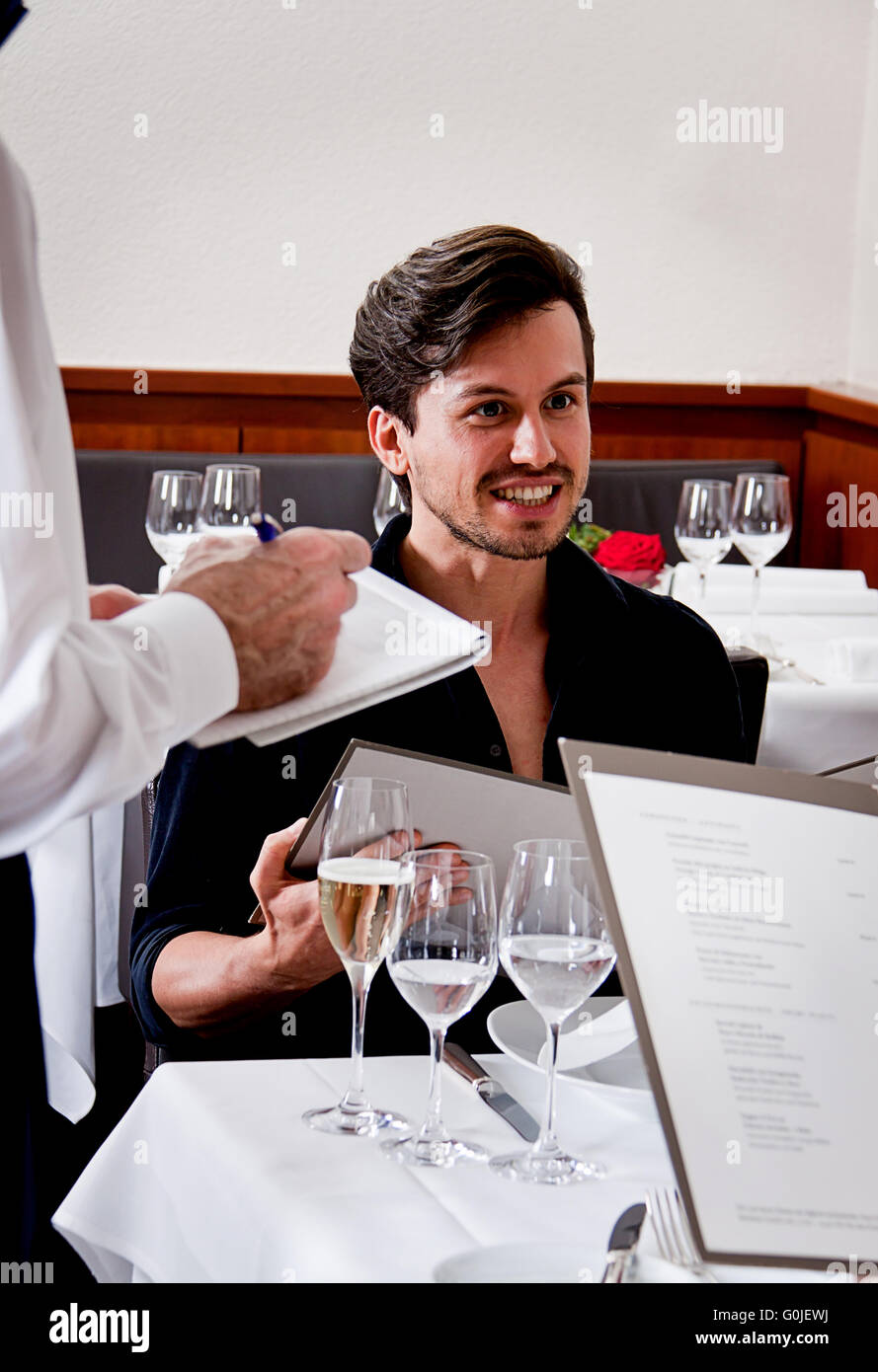 Positive couple man woman talking hi-res stock photography and images ...