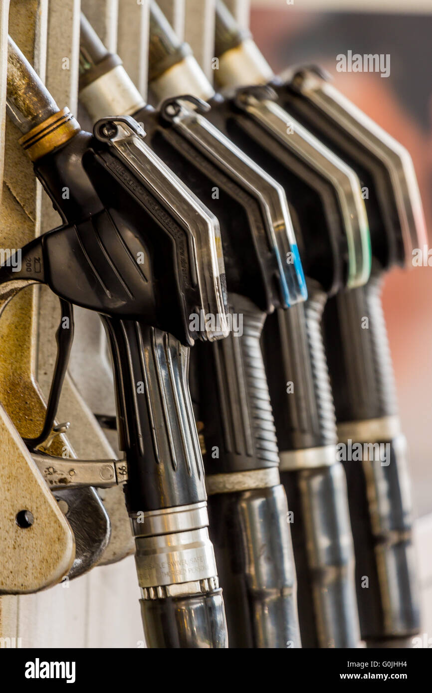 taps a gas station Stock Photo Alamy