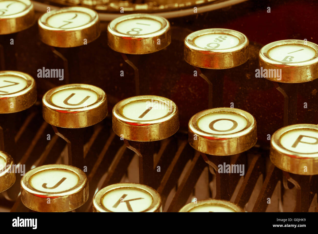typewriter keyboard Stock Photo