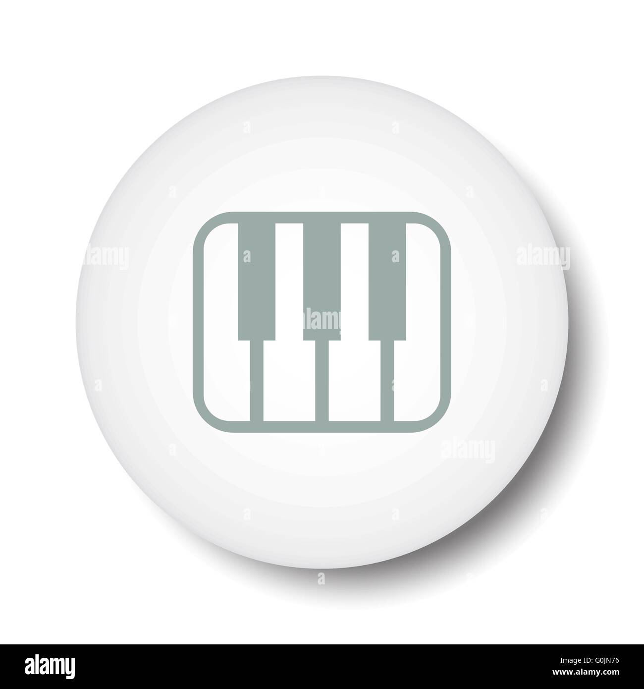 music keyboard icon Stock Vector Image & Art - Alamy