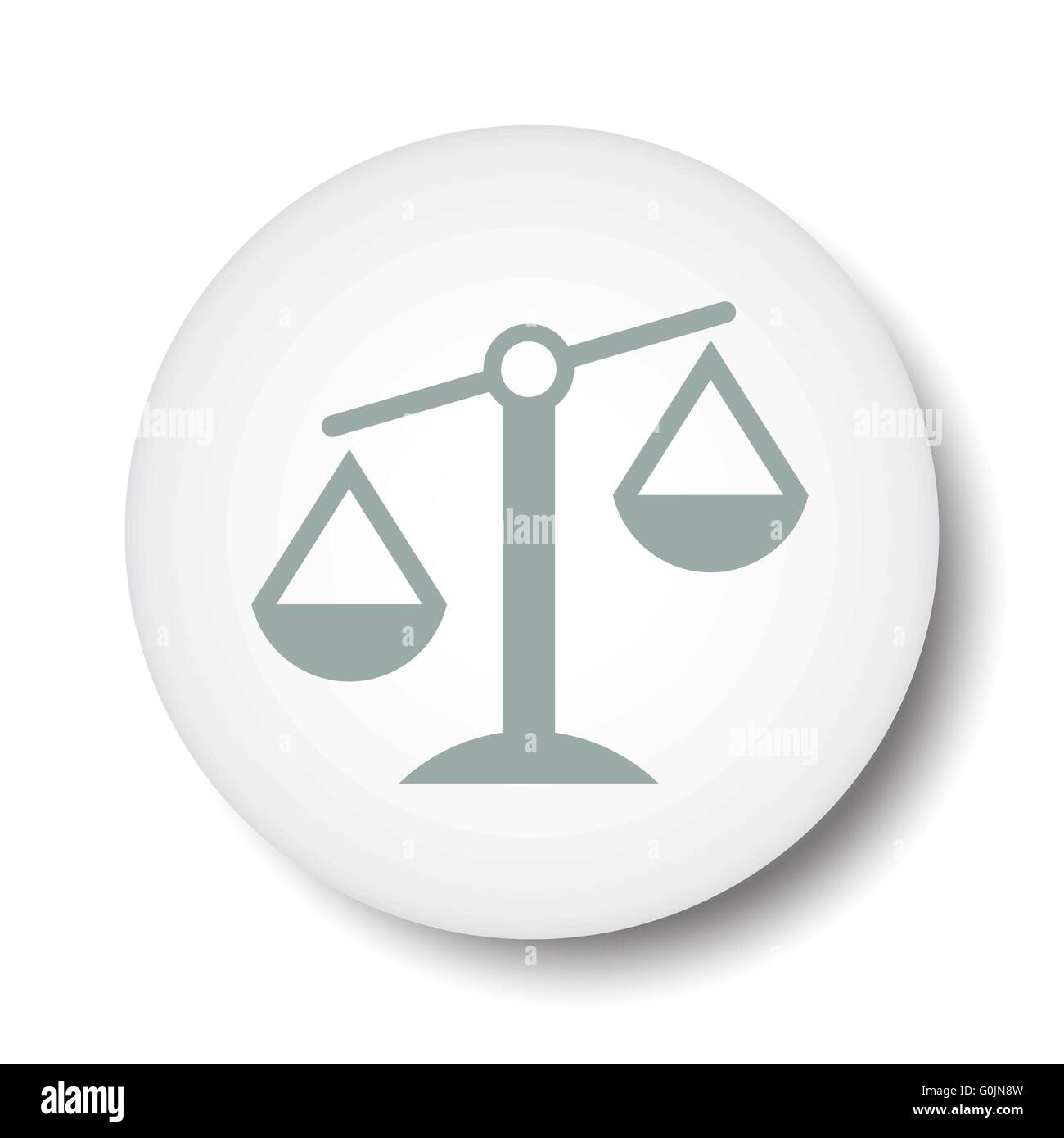justice scales icon Stock Vector Image & Art - Alamy
