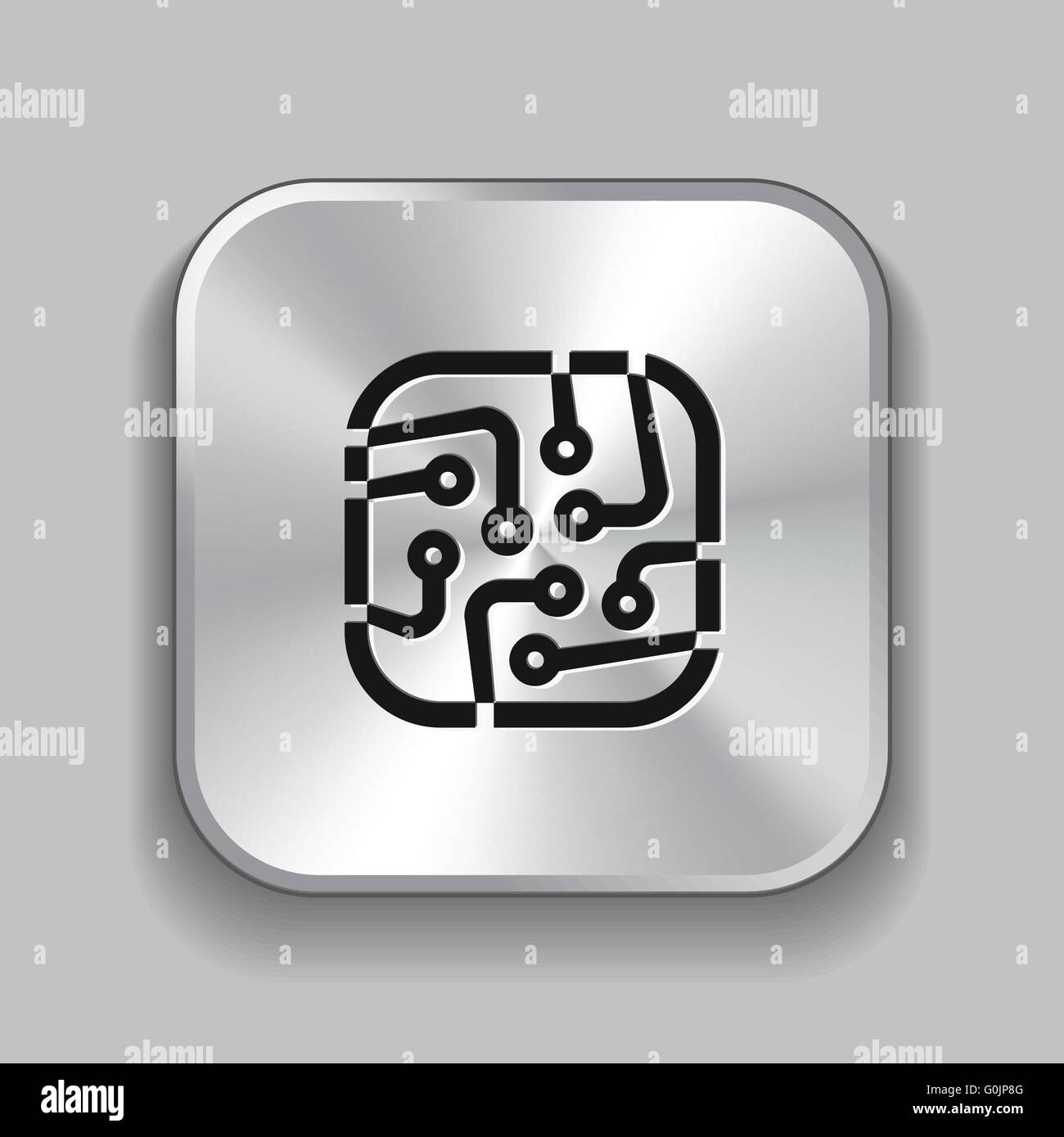 circuit board icon Stock Vector Image & Art - Alamy