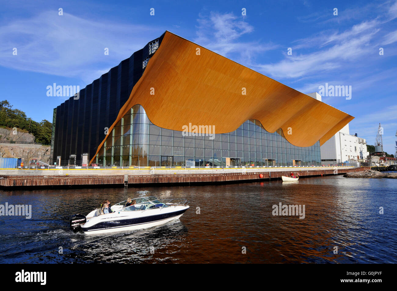 Opera house, Kilden Performing Arts Centre, Kristiansand, Vest-Agder, Norway / Kilden teater og konserthus Stock Photo