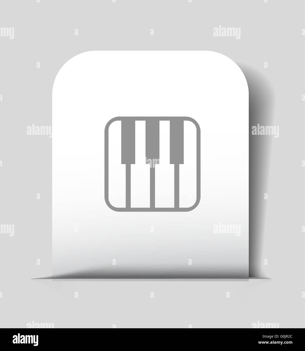 music keyboard icon Stock Vector Image & Art - Alamy