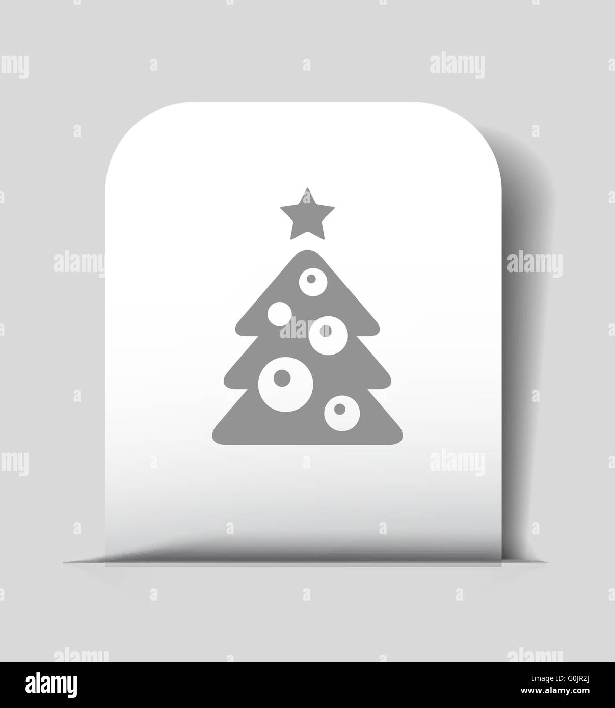 christmas tree icon Stock Vector Image & Art - Alamy