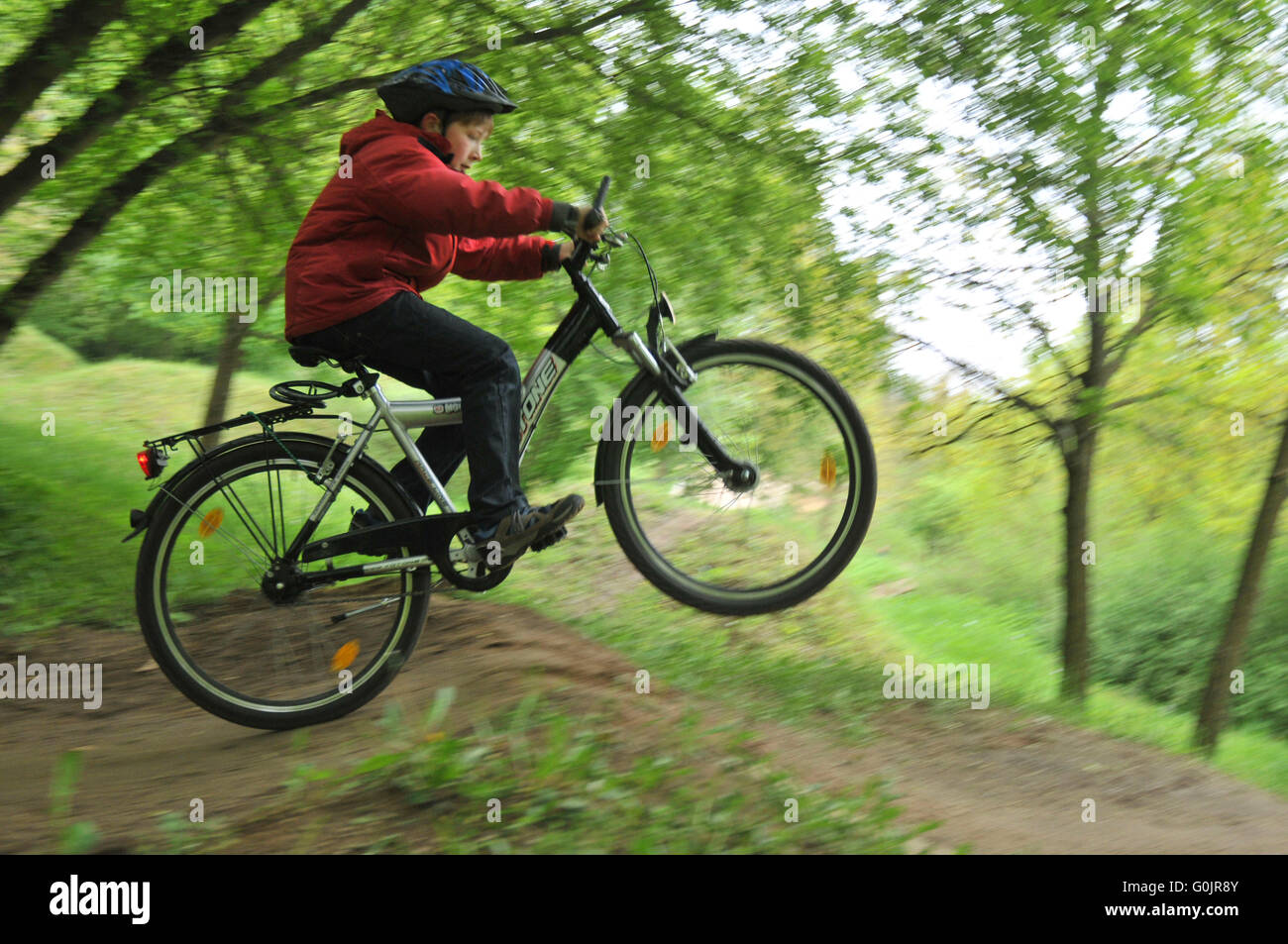 boy mountain bike