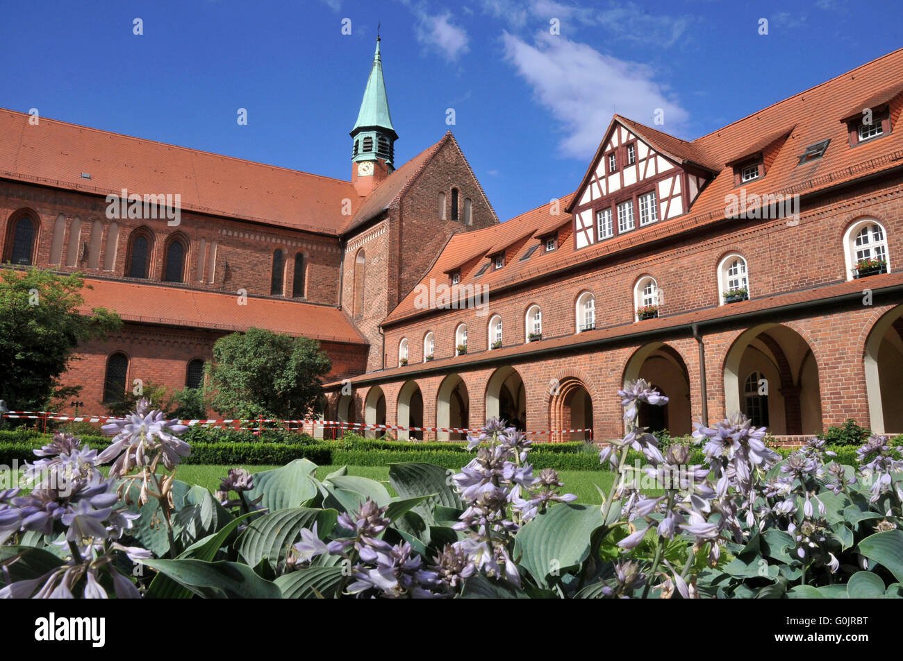 Conclave, cloister, Abbey Church St Marien, Lehnin Abbey, Lehnin, Brandenburg, Germany Stock Photo