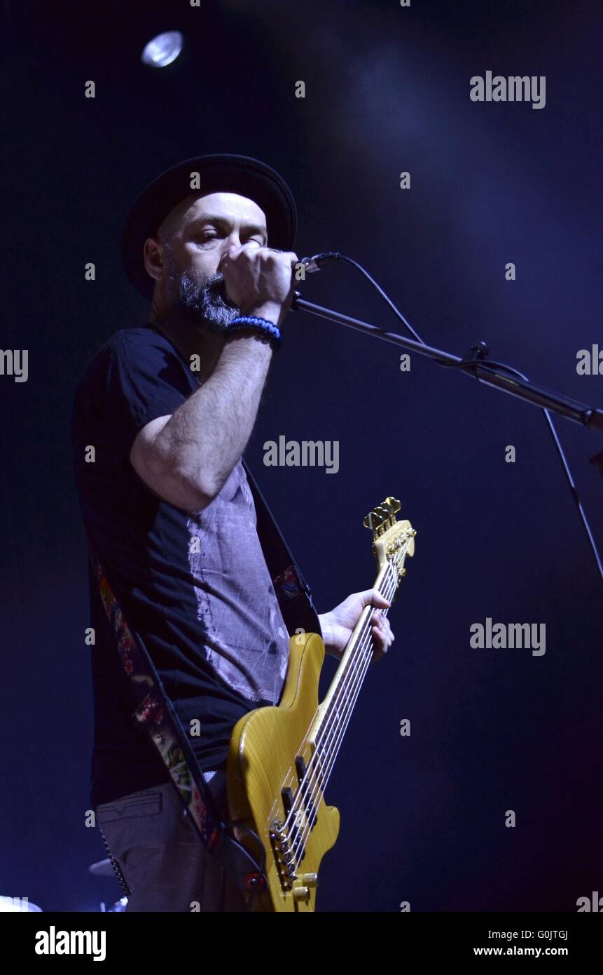 Poland. 30th April, 2016. 'Lady Pank' - Polish rock band formed in 1981 by John Borysewicz and Andrew Mogielnickiego.  One of the most popular groups in the history of Polish rock music. Credit:  Marcin Libera/Alamy Live News Stock Photo