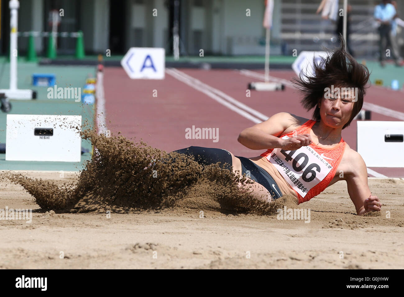Coca Cola West Sports Park, Tottori, Japan. 1st May, 2016. Maya