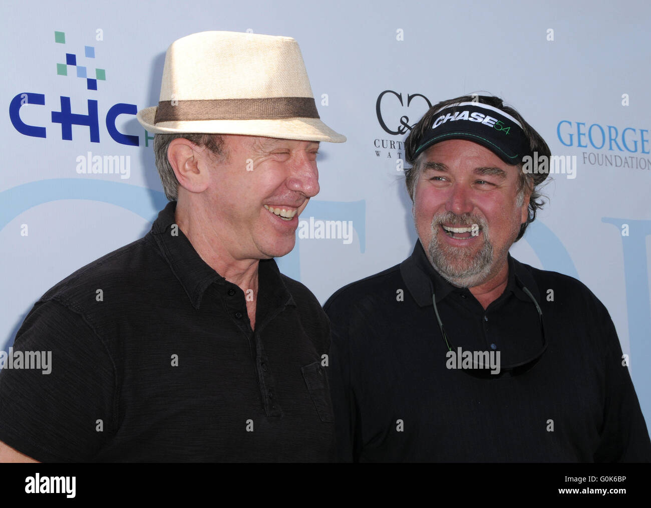 Burbank, CA, USA. 21st Feb, 2016. 02 May 2016 - Burbank, California - Tim Allen, Richard Karn. Arrivals for the 9th Annual George Lopez Celebrity Golf Classic to benefit the George Lopez Foundation held at the Lakeside Golf Club. Photo Credit: Birdie Thompson/AdMedia © Birdie Thompson/AdMedia/ZUMA Wire/Alamy Live News Stock Photo