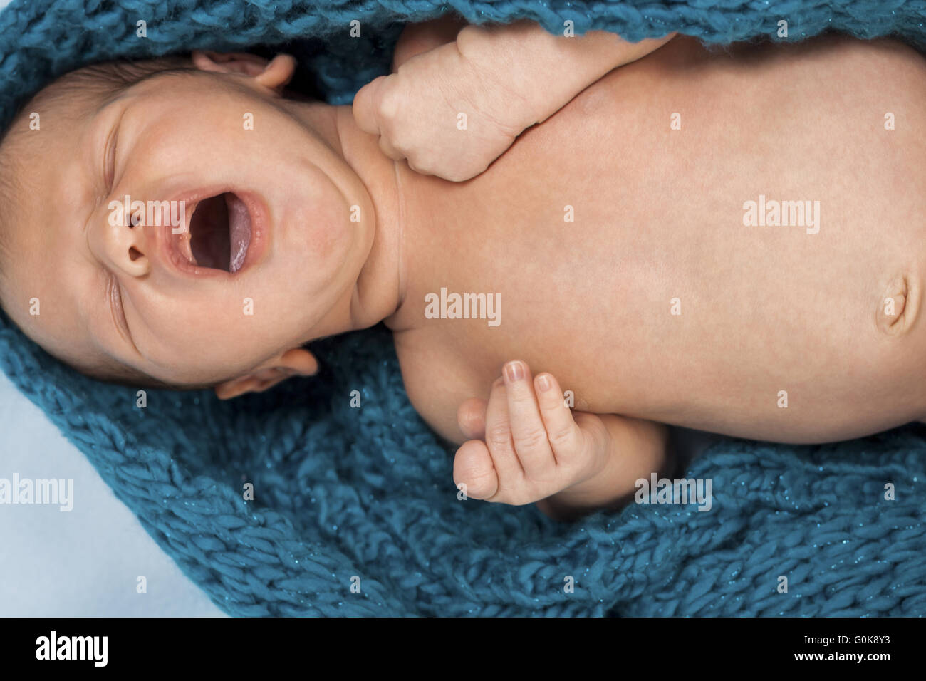 Close up Cute New Born Baby Stock Photo