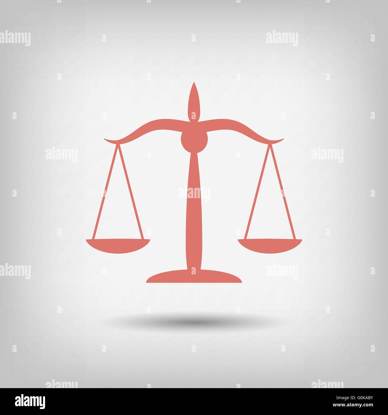 justice scales icon Stock Vector Image & Art - Alamy