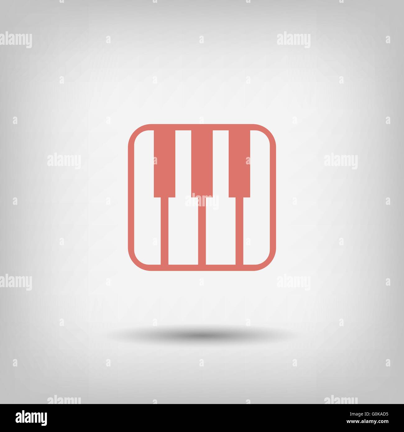 music keyboard icon Stock Vector Image & Art - Alamy
