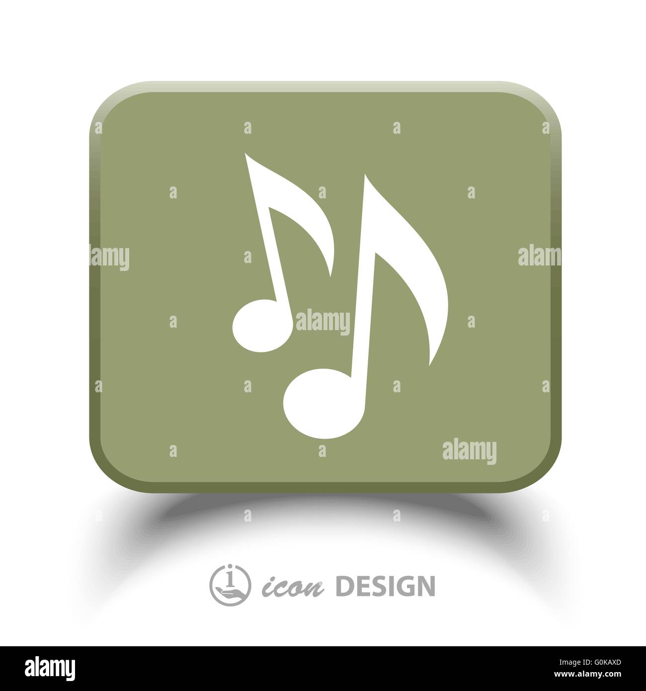 music note icon Stock Vector Image & Art - Alamy