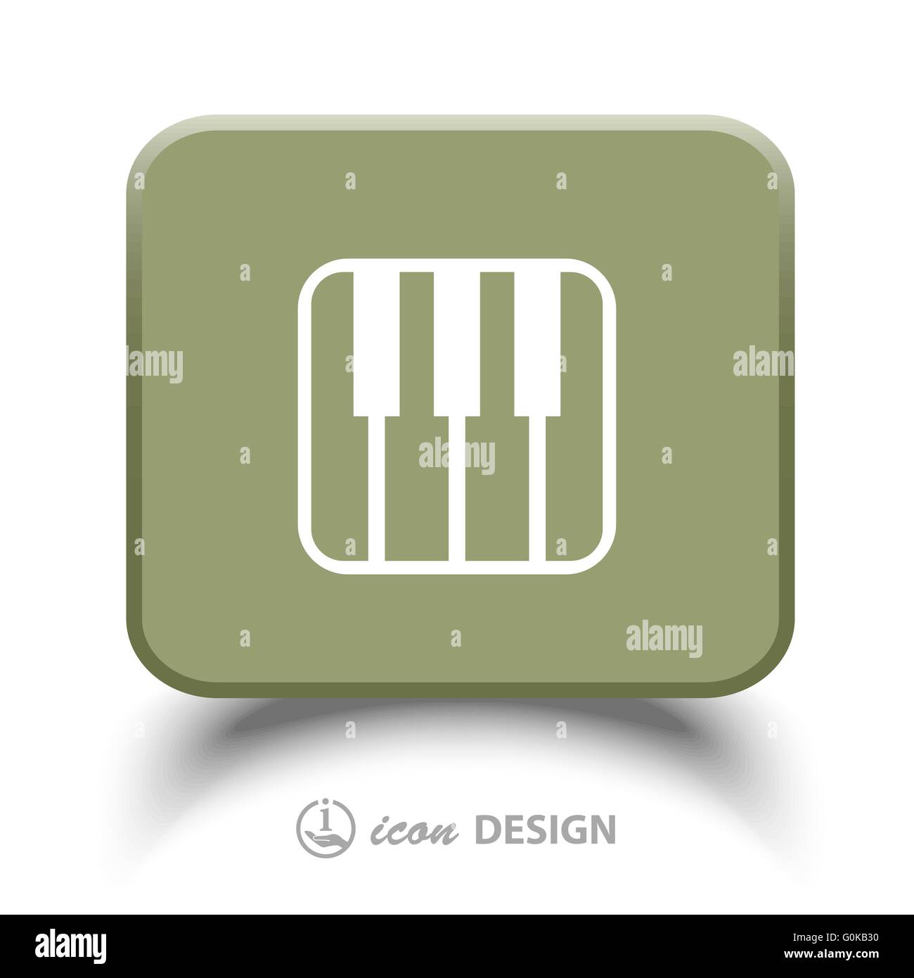 music keyboard icon Stock Vector Image & Art - Alamy