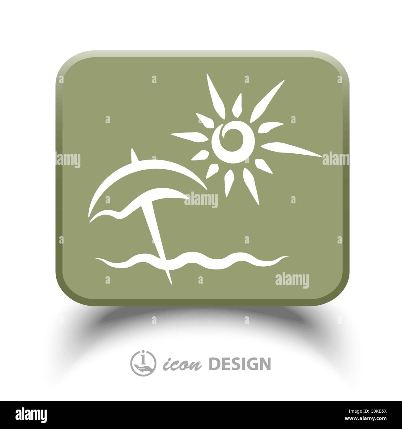 summer vacation icon Stock Vector Image & Art - Alamy