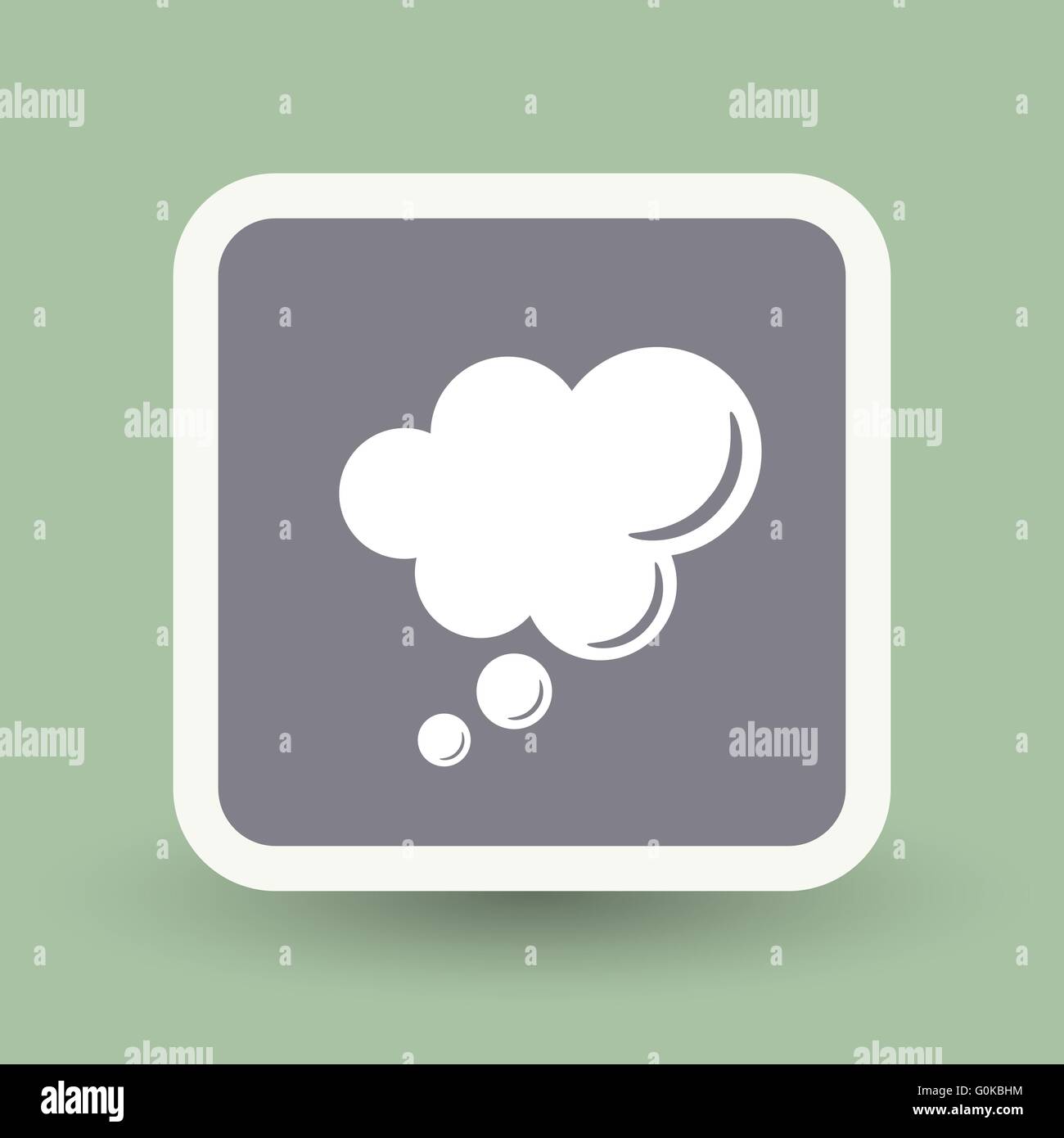 bubble speech icon Stock Vector Image & Art - Alamy