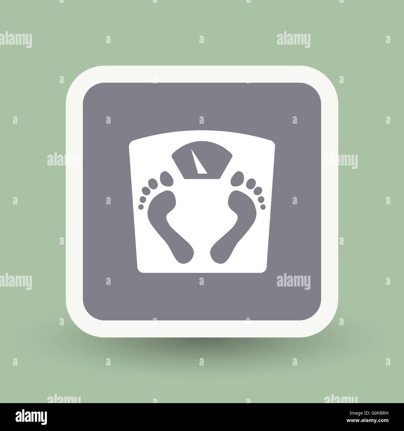 bathroom scale icon Stock Vector Image & Art - Alamy