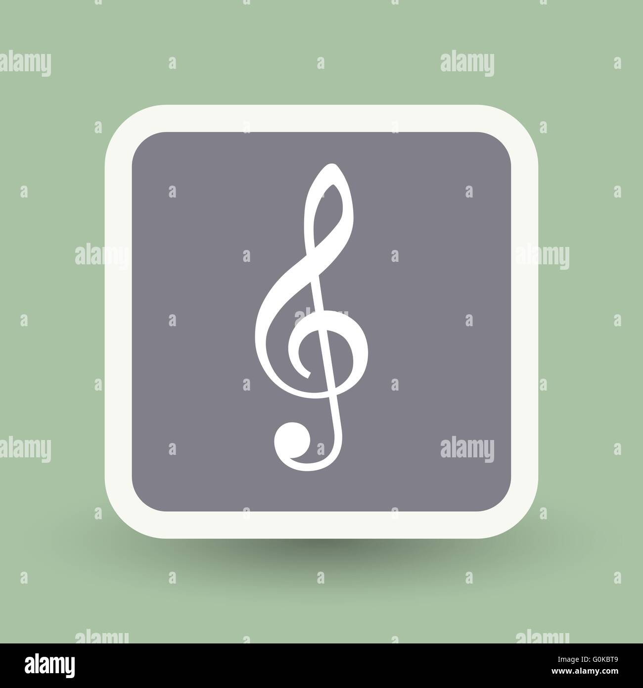 music key icon Stock Vector Image & Art - Alamy