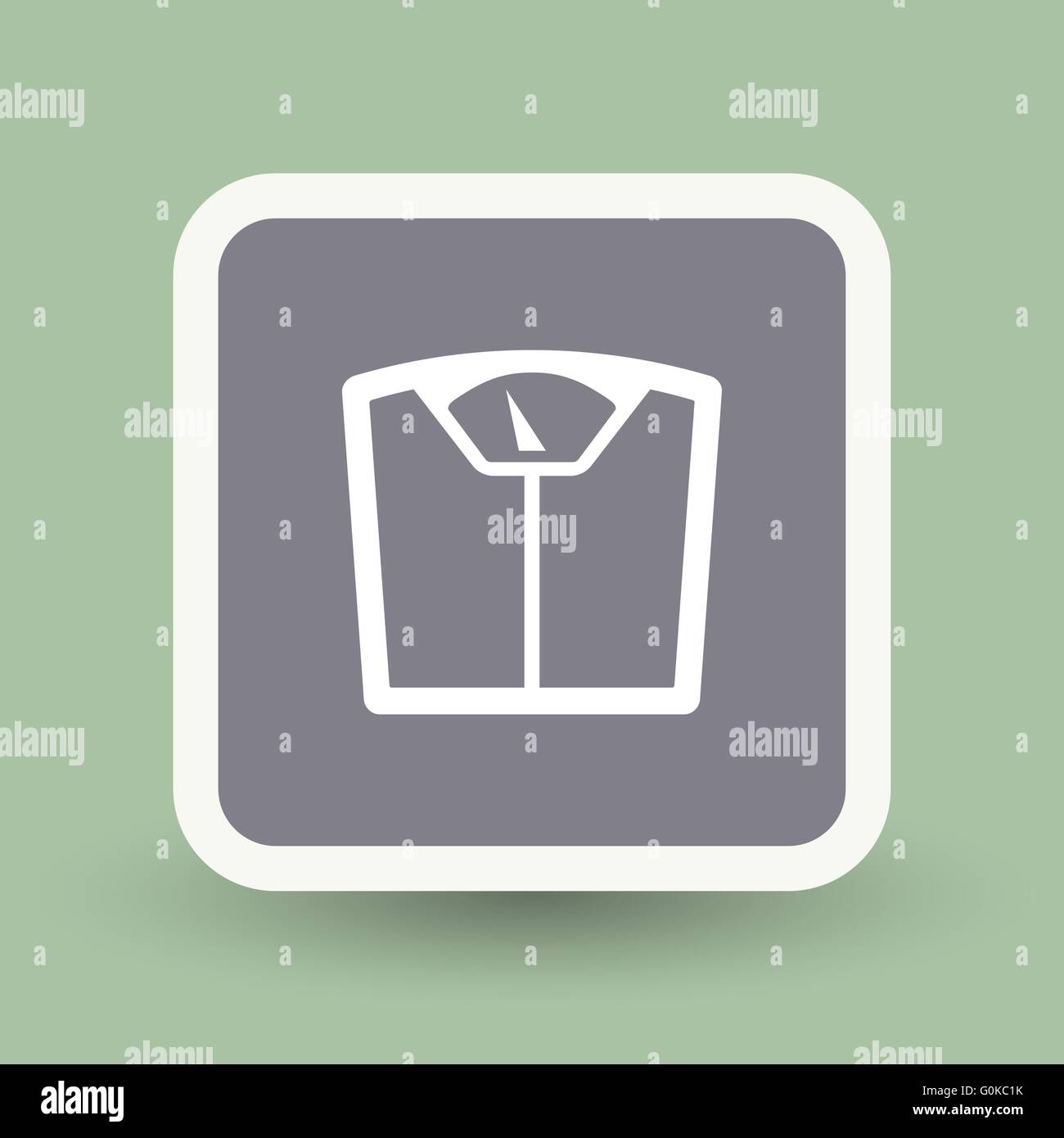 bathroom scale icon Stock Vector Image & Art - Alamy