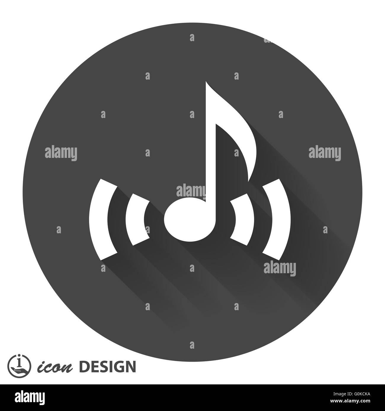 music note icon Stock Vector Image & Art - Alamy