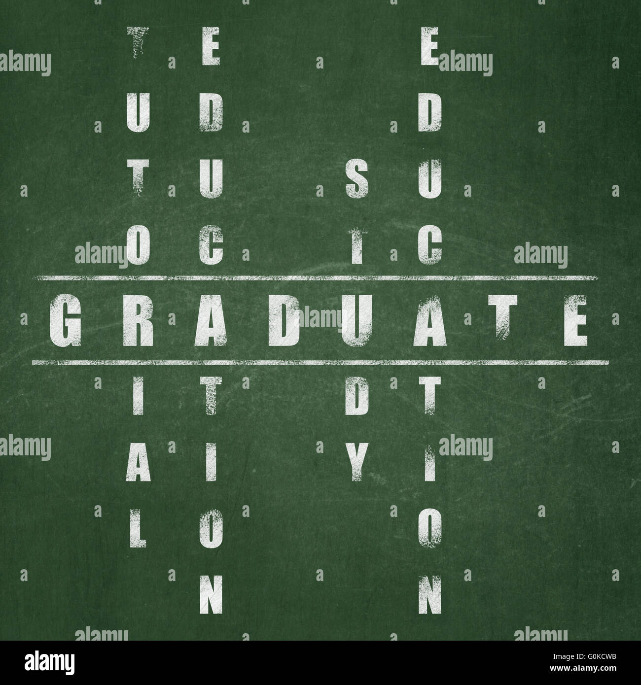 Studying concept: Graduate in Crossword Puzzle Stock Photo Alamy Studying concept: Graduate in Crossword Puzzle Stock Photo Alamy
